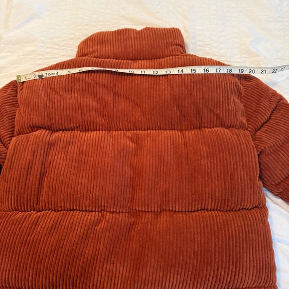 NWT 7 for All Mankind Corduroy Cropped Puffer Jacket Size S - Picture 16 of 16